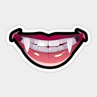 Vampire Fangs Sticker